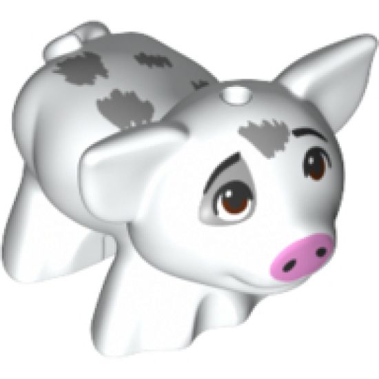 Pig, Moana with Eyes Looking Upward (Pua)
