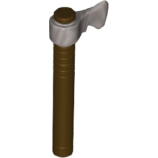 Minifigure, Weapon Tomahawk with Flat Silver Blade