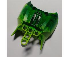 Bionicle Barraki Carapar Chest Cover, Marbled Dark Green Pattern
