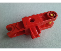 Duplo, Toolo Arm 2 x 6 with Triangular Set Screw and Clip Ends and Clip on Top
