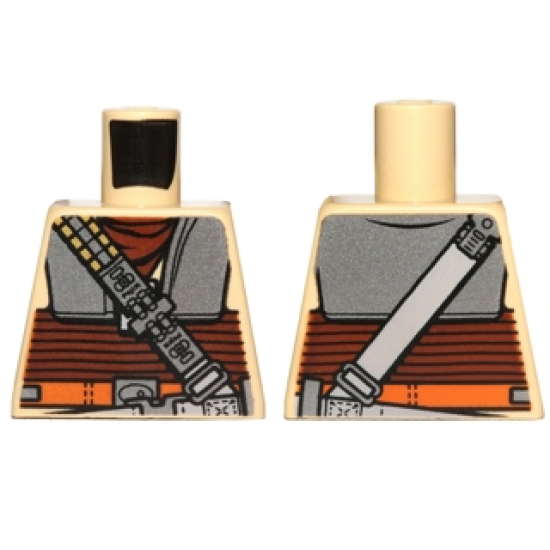 Torso Armor Plates, Reddish Brown Waist Sash and Ammunition Belt Pattern (SW Boushh)