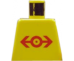 Torso Train Logo Large Red Pattern
