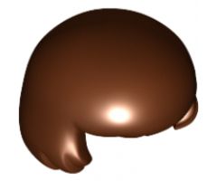 Minifigure, Hair Short with Slightly Curled Ends