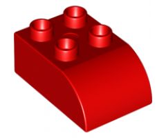 Duplo, Brick 2 x 3 with Curved Top