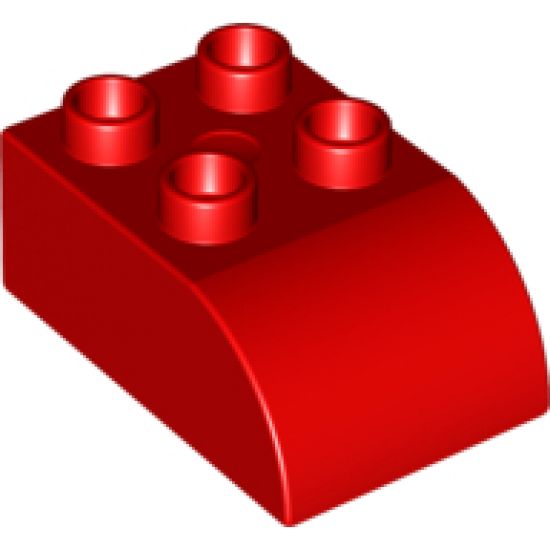 Duplo, Brick 2 x 3 with Curved Top