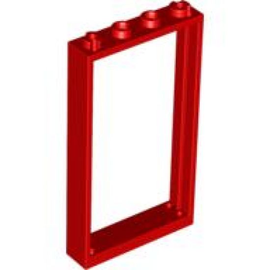 Door, Frame 1 x 4 x 6 with Four Holes on Top and Bottom