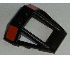 Windscreen 4 x 4 x 1 Roll Cage with Red Rectangle Pattern on Both Sides (Stickers) - Set 75101
