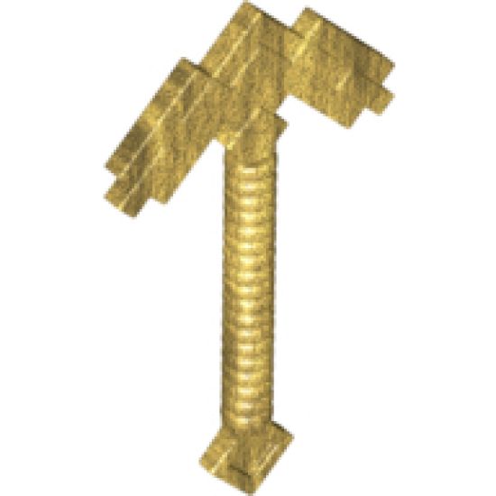 Minifigure, Utensil Pickaxe Pixelated (Minecraft)