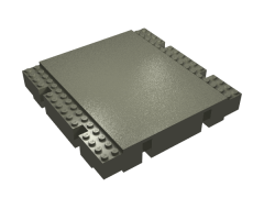 Baseplate, Raised Platform 16 x 16 x 2 1/3