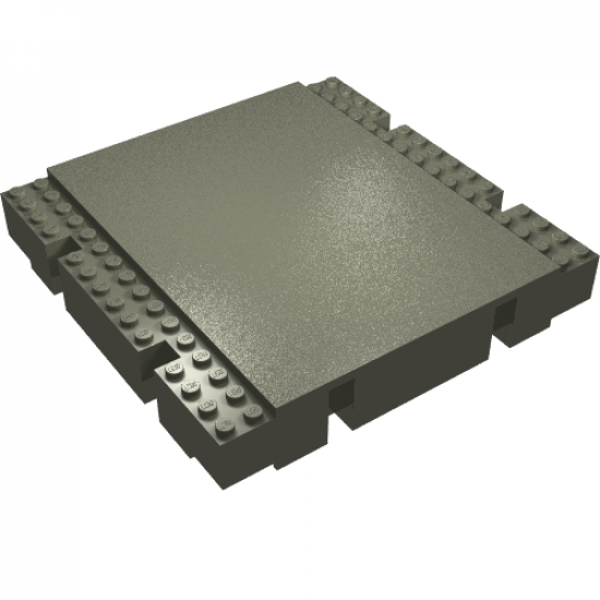 Baseplate, Raised Platform 16 x 16 x 2 1/3