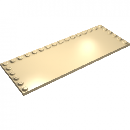 Tile, Modified 6 x 16 with Studs on Edges