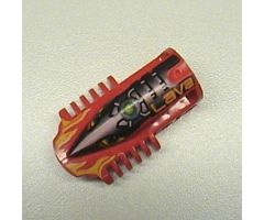 Technic Block 3 x 5 x 1 2/3 with RoboRider Lava Pattern