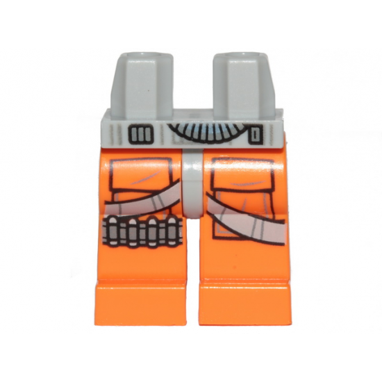 Hips and Orange Legs with SW Pilot Pockets, Four Bullets, Gray Belts and Pipe Pattern