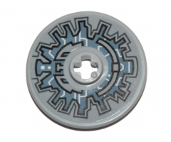 Technic, Disk 3 x 3 with SW Millennium Falcon Hyperdrive Pattern (Sticker) - Set 75257