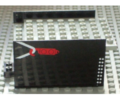 Boat Hull Smooth Middle 8 x 6 x 3 1/3, Deck Color Light Gray with White Double Dots and Hook Pattern on Both Sides (Stickers) - Set 4005