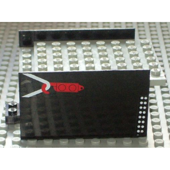 Boat Hull Smooth Middle 8 x 6 x 3 1/3, Deck Color Light Gray with White Double Dots and Hook Pattern on Both Sides (Stickers) - Set 4005