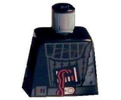 Torso SW Darth Vader Damaged Pattern
