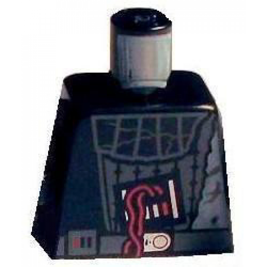 Torso SW Darth Vader Damaged Pattern