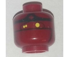 Minifigure, Head Alien with SW EV-9D9 Droid, Yellow Eyes Pattern - Blocked Open Stud