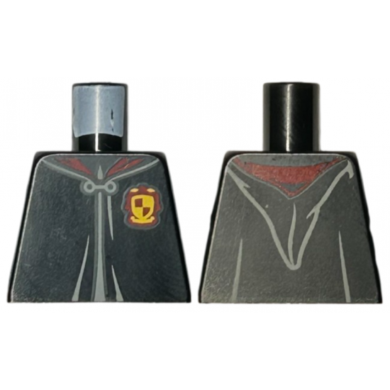 Torso Hogwarts Robe Clasped with Gryffindor Crest Pattern