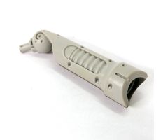 Galidor Limb Leg Jens, Top Section, Right Side Light Gray