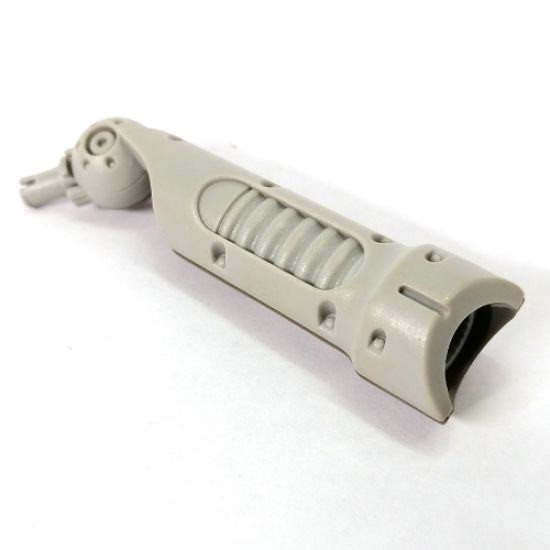 Galidor Limb Leg Jens, Top Section, Right Side Light Gray