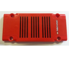 Technic, Panel Plate 5 x 11 x 1 with Black Vent Grille and LEGO TECHNIC Logo Pattern (Sticker) - Set 8258