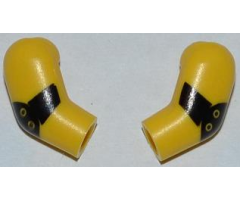 Arm, (Matching Left and Right) Pair with Black Elbow Pad Pattern
