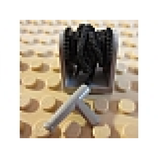 String Reel / Winch 2 x 2 Complete with String, Black Drum and Light Gray Hose Nozzle Simple