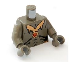 Torso SW Geonosian Pattern / Dark Gray Arms / Dark Gray Hands