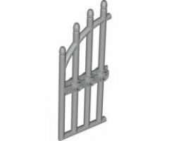 Door 1 x 4 x 9 Arched Gate with Bars and Three Studs
