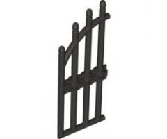 Door 1 x 4 x 9 Arched Gate with Bars and Three Studs