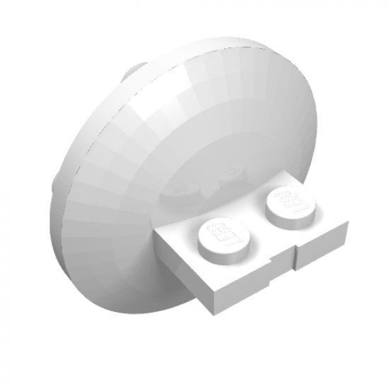 Bracket 1 x 2 - 4 x 4 Round Dish