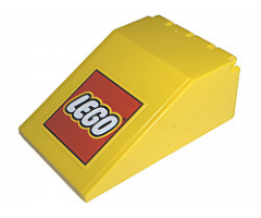 Windscreen 6 x 4 x 2 Canopy with LEGO Logo Pattern (Sticker)