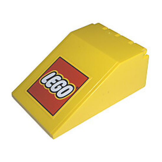 Windscreen 6 x 4 x 2 Canopy with LEGO Logo Pattern (Sticker)
