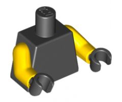 Torso Plain / Yellow Arms / Black Hands
