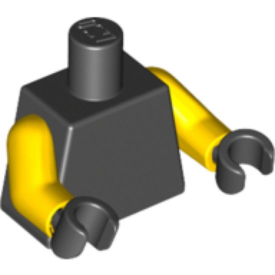 Torso Plain / Yellow Arms / Black Hands