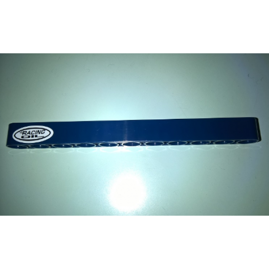 Technic, Liftarm 1 x 11 Thick with 'RACING OIL' in White Ellipse Pattern Model Right Side (Sticker) - Set 41999