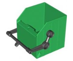 Duplo, Vehicle Garbage Bucket with Black Lever