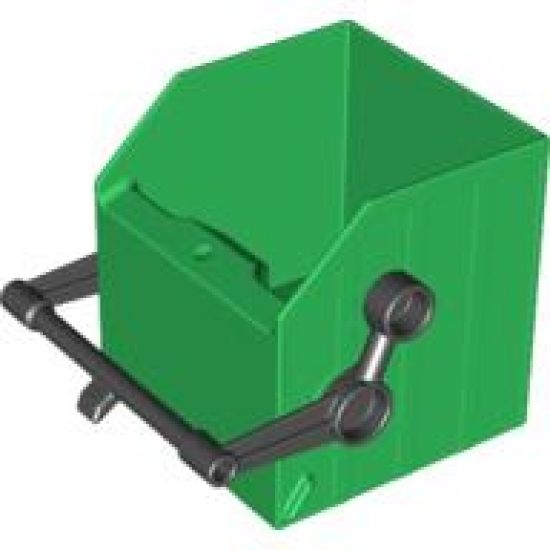 Duplo, Vehicle Garbage Bucket with Black Lever