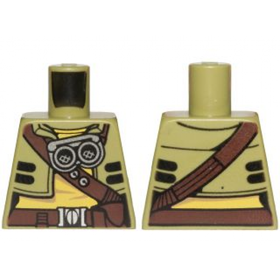 Torso SW Female Jacket with Brown Diagonal Belt and Goggles Pattern (Kordi)