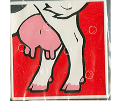 Duplo, Tile 2 x 2 x 1 with Cow Mosaic Picture 18 Pattern (Set 1078)