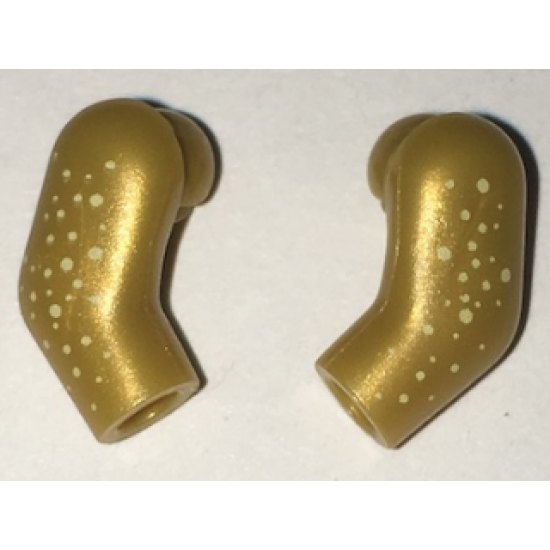 Arm, (Matching Left and Right) Pair with White Speckles Pattern