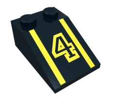 Slope 33 3 x 2 with Number 4 Pattern