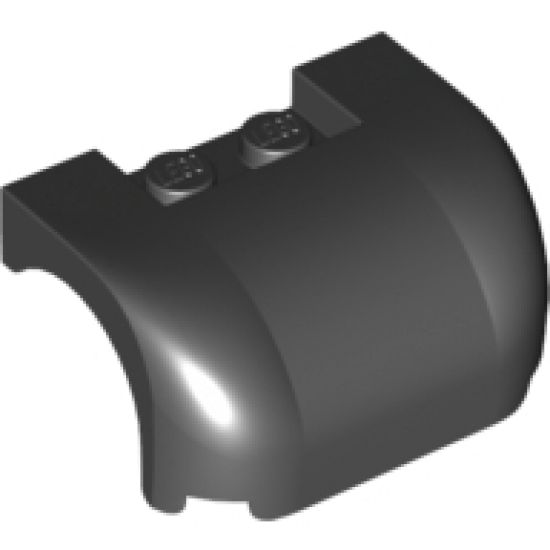 Vehicle, Mudguard 3 x 4 x 1 2/3 Curved Fenders