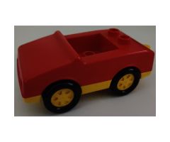 Duplo, Vehicle Car with 1 x 2 Studs, 1 Stud in Cab