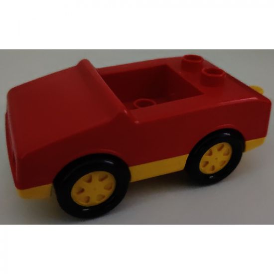 Duplo, Vehicle Car with 1 x 2 Studs, 1 Stud in Cab