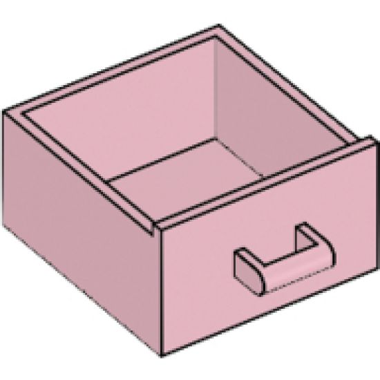 Container Cupboard 4 x 4 x 4 Drawer, Open Handle