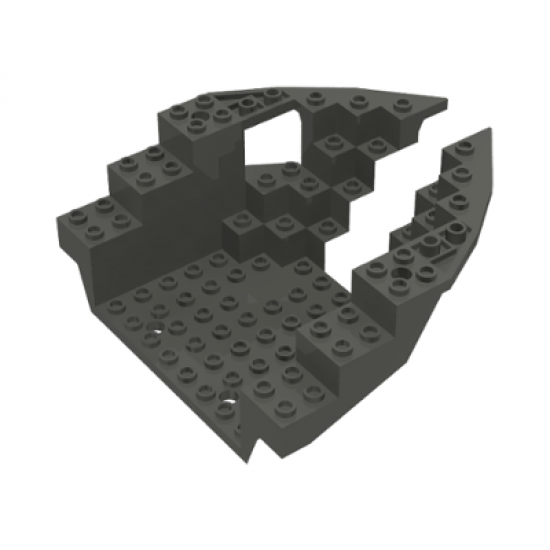 Boat Hull Small Bow 12 x 12 x 5 1/3, Top