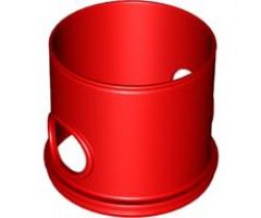 Duplo Ball Tube Straight with Opposing Oval Holes